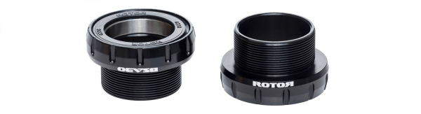 Каретка Rotor BSA30 68/73mm Steel Black