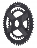 Звезда Rotor Chainring Aldhu 3D+ Direct Mount Din Round Black 50/34t