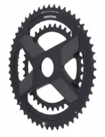 Звезда Rotor Chainring Aldhu 3D+ Direct Mount Din Round Black 52/36t