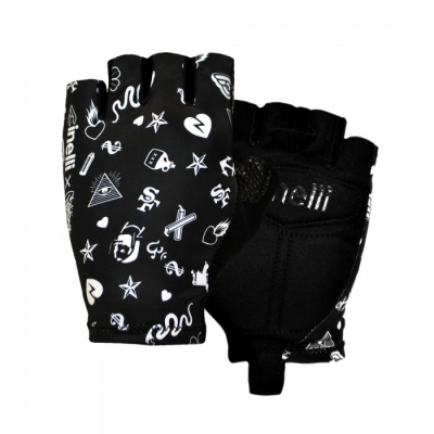 Перчатки  Cinelli Gloves Mike Giant Icons / Черный