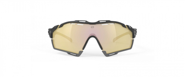 Очки Rudy Project CUTLINE Black Gloss - MLS Gold bumper - Black/Grey