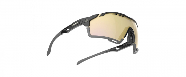 Очки Rudy Project CUTLINE Black Gloss - MLS Gold bumper - Black/Grey