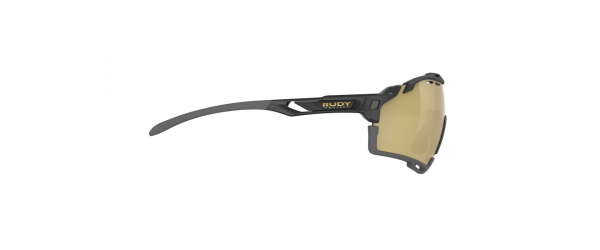 Очки Rudy Project CUTLINE Black Gloss - MLS Gold bumper - Black/Grey