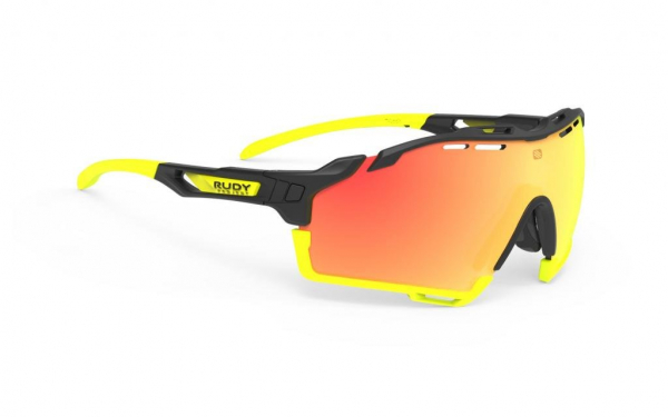 Очки Rudy Project CUTLINE  Black Matte - Multilaser Orange