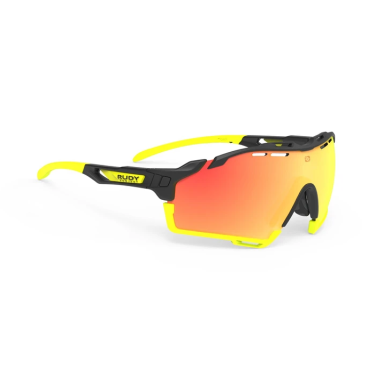 Очки велосипедные Rudy Project CUTLINE, Black Matte Azur Bahrain - Multilaser Orange
