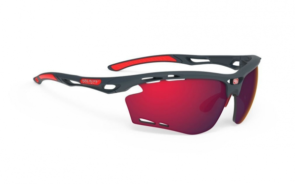 Очки Rudy Project PROPULSE Charcoal Matt - Multilaser Red