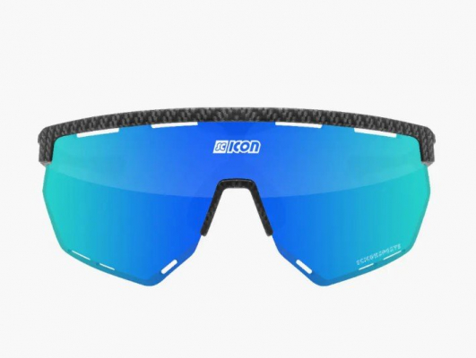 Очки велосипедные Scicon Aerowing, Multimirror Blue - Carbon Matt, 2022