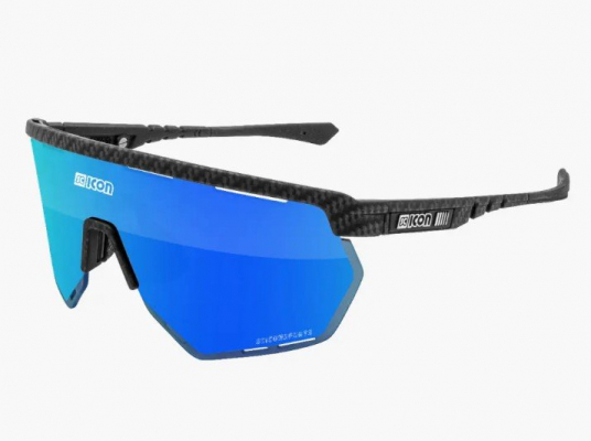 Очки велосипедные Scicon Aerowing, Multimirror Blue - Carbon Matt, 2022