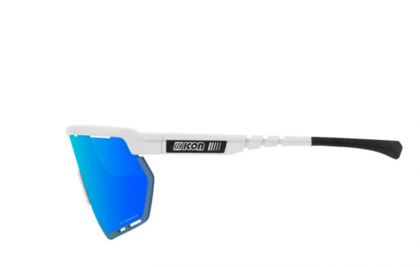 Очки велосипедные Scicon Aerowing Multimirror, Blue +Rain Clear /White gloss