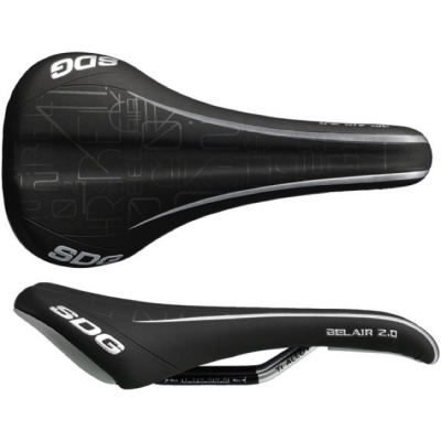 Седло SDG Bel-Air RL 2.0 Cro-Mo Black/Silver/Black