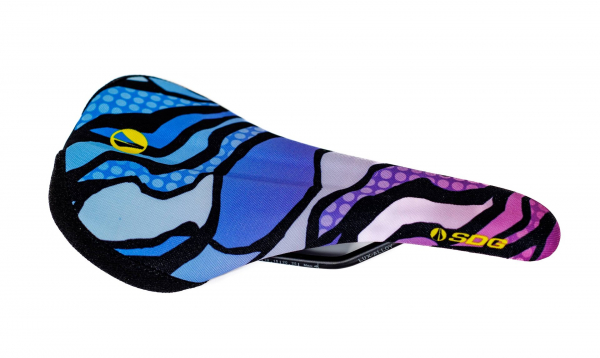Седло SDG Bel-Air V3 Artist Camo Alloy Purple