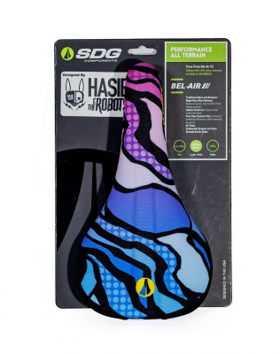Седло SDG Bel-Air V3 Artist Camo Alloy Purple