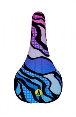 Седло SDG Bel-Air V3 Artist Camo Alloy Purple