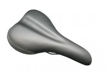 Седло VELO VL-3061, серия: PLUSH (наклонная посадка). Спорт/комфорт. Размер: 269х163мм. Вес: 405г.