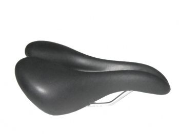 Седло VELO VL-4190 спорт/комфорт, женское. Размер: 255х175х88. 375г. База: Double Density. Наполнитель: пена. Обшивка - PU. Технологии: ArcTech, ZoneCut.