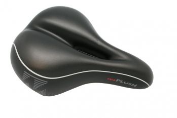 Седло VELO VL-6103E комфорт, 273х210х105мм, 850г. Обшивка: PU. Наполнитель: Пена
