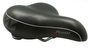 Седло VELO VL-8111M комфорт, серия PLUSH (прямая посадка) 260х218х74мм, 722г