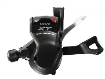 Шифтер SHIMANO SL-M770-A XT левый, 3 скорости, трос 1800мм, чёрный, без уп.