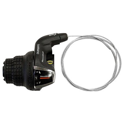 Шифтер  SHIMANO Tourney, RS35, лев, 3(SIS)ск, тр. 1800мм, б/уп.