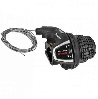 Шифтер  SHIMANO Tourney, RS35, прав, 6ск, тр. 2050мм, б/уп.
