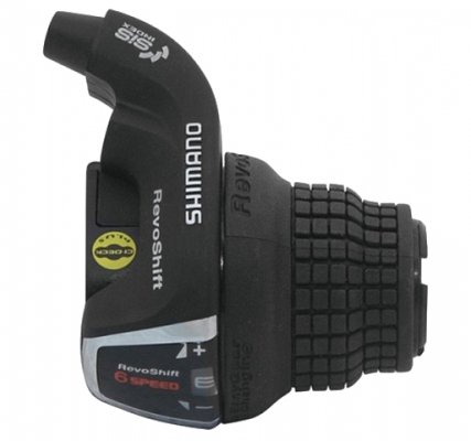 Шифтер  SHIMANO Tourney, RS35, прав, 6ск, тр. 2050мм, б/уп.