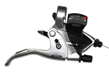 Шифтер/тормозная ручка SHIMANO ST-M570-S LX правая 9 скоростей, чёрный/серебристый