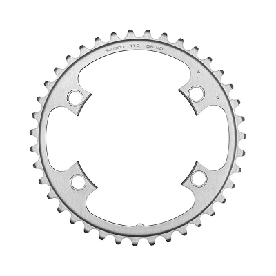Звезда передняя SHIMANO 105, для FC-5800, 39T-MD для 53-39T, цв. серебр.