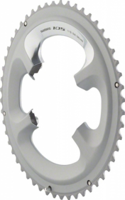 Звезда передняя SHIMANO 105, для FC-5800, 50T-MA для 50-34T, цв. серебр.