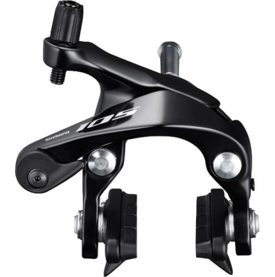 Тормоз клещевой SHIMANO 105, R7000, передний, колодк. R55C4, болт 27,5, гайки: 10,5/12,5/18/27/3