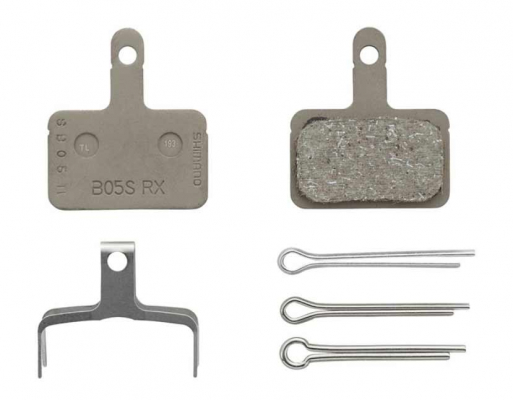 Тормозные колодки Shimano  SHIMANO B05S-RX Resin Pads + пружина + 3 шплинта (1 пара)