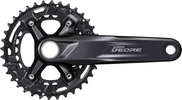 Система SHIMANO Deore M4100-B2, для 2x10 S, 170мм, интегрированный вал, 36-26T, без каретки
