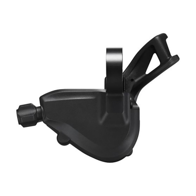 Шифтер SHIMANO Deore, M5100-L, левый, 2ск, на хомут, без индикатора, тр. 1800 мм