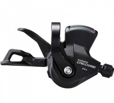Шифтер SHIMANO DEORE, M5100-R, правый, 11 скоростей, на хомут, c индикатором, тросс 2050мм с SP41 1880мм