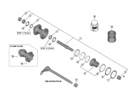 Правый колпачок с пыльником SHIMANO для FH-M8110