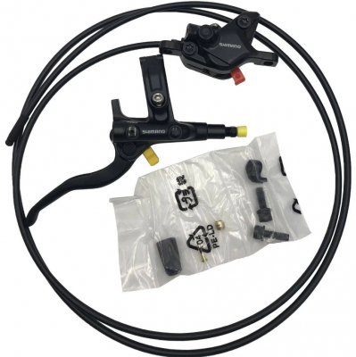 Тормоз дисковый SHIMANO j-kit, BL(правый M4100)/BR(задний MT410), полимерные колодки, 1700мм
