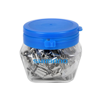 Концевик оплетки SHIMANO металл, диам. 5 мм внутр/6 мм внешн.(200 шт.)