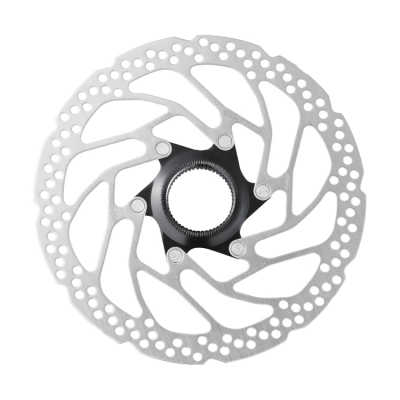 Диск тормозной SHIMANO RT30, 180 мм, C.Lock, только для пластиковых колодок, серебристый