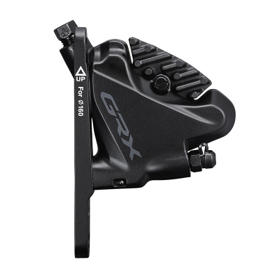 Калипер гидравлический SHIMANO RX400, GRX, передн., flat mount, с адапт.