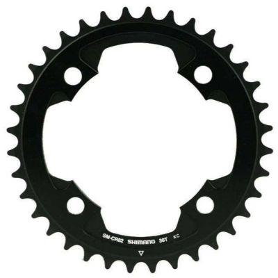 Звезда передняя SHIMANO SAINT, для FC-M820/M825, SM-CR82, 38T
