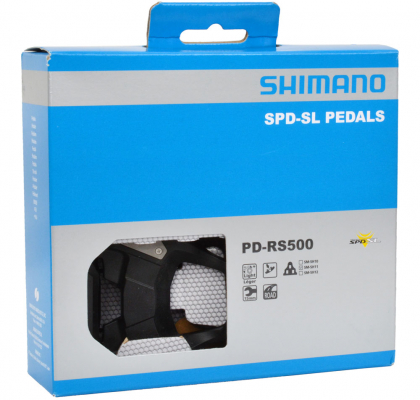 Педали SHIMANO RS500, SPD-SL, с шипами SH11