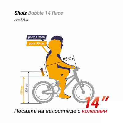 Велосипед SHULZ Bubble 14 Race