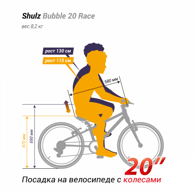 Велосипед SHULZ Bubble 20 Race