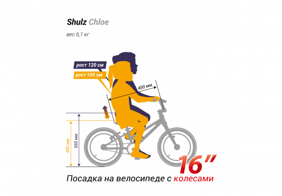 Велосипед SHULZ Chloe 16 Race (2023)
