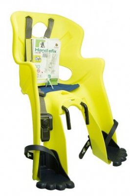 Сидение переднее BELLELLI Rabbit SportFix Hi-Viz, светоотражающее, жёлтое