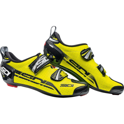 Велотуфли Sidi T-4 AIR CARBON COMP желтый флюо/черный