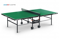 Теннисный стол складной для помещений Start Line Club-Pro Indoor (274 х 152.5 х 76 см) с сеткой, зеленый