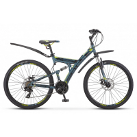 Велосипед Stels Focus MD 27.5 21-sp V010 Серый/Желтый (2019)