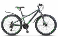 Велосипед Stels Navigator 610 D 26" V010 Серый/Зеленый (2020)