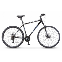 Велосипед Stels Navigator 700 D 27.5" F020 Чёрный/Белый (2022)