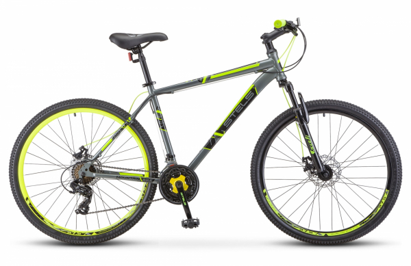 Велосипед Stels Navigator 700 MD 27.5" F020 Серый/Жёлтый (2021)